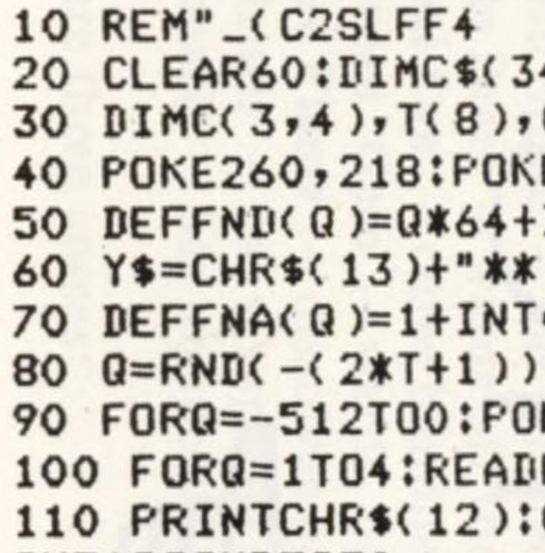 Wizard's Castle source code